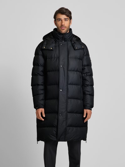 Peek & Cloppenburg BOSSSteppmantel mit Kapuze Modell 'Donden' in black Große Rabatte