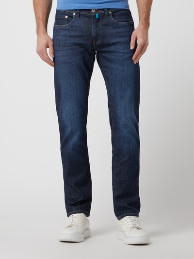 Peek & Cloppenburg Pierre CardinTapered Fit Jeans mit Stretch-Anteil Modell 'Lyon' - 'Futureflex' in dunkelblau Neuheiten