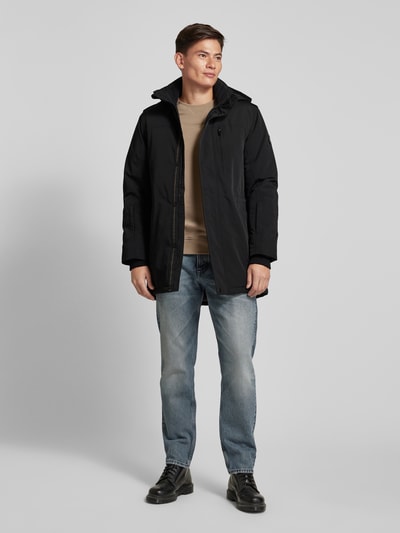 Peek & Cloppenburg WellensteynFunktionsjacke mit Kapuze Modell 'TRAVELLER' in black Tägliche Deals