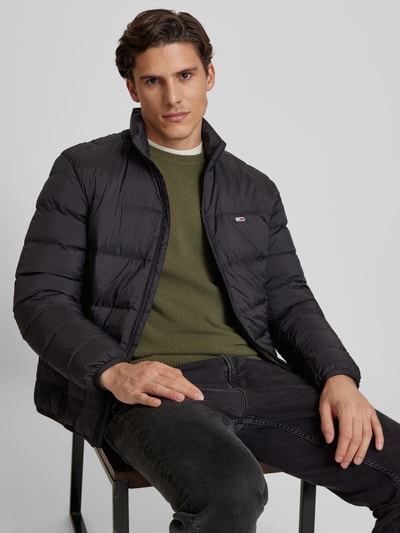 Peek & Cloppenburg Tommy JeansSteppjacke mit Logo-Stitching in black JETZT KAUFEN