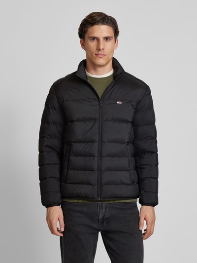 Peek & Cloppenburg Tommy JeansSteppjacke mit Logo-Stitching in black JETZT KAUFEN