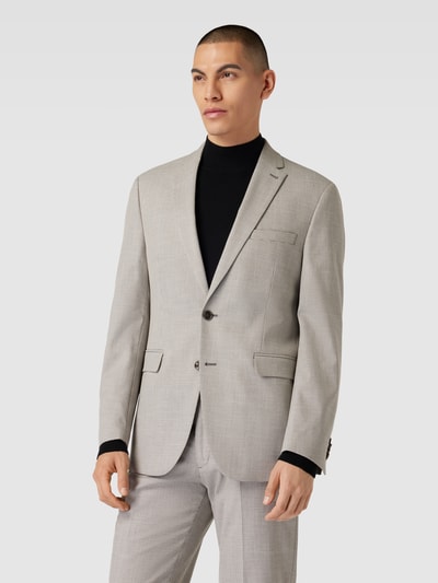 Peek & Cloppenburg Christian Berg Men2-Knopf-Sakko mit Reverskragen in beige Letzter Tag
