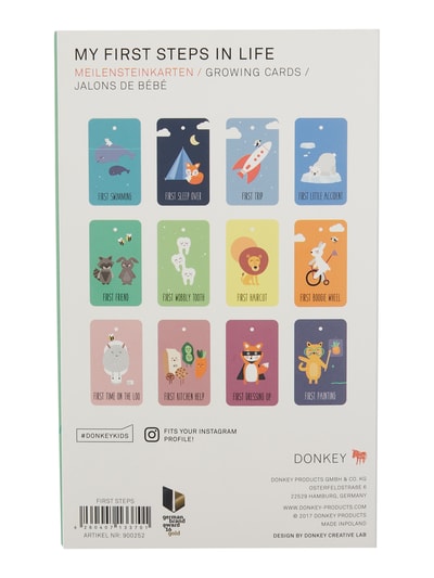 Peek & Cloppenburg DonkeyMeilensteinkarten aus Papier - beschreibbar in gruen Online