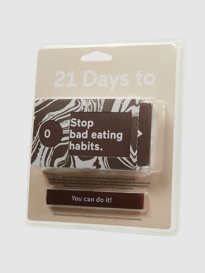 Peek & Cloppenburg DoiyTicketbox und Armband '21 Days to' in beige Auslauf