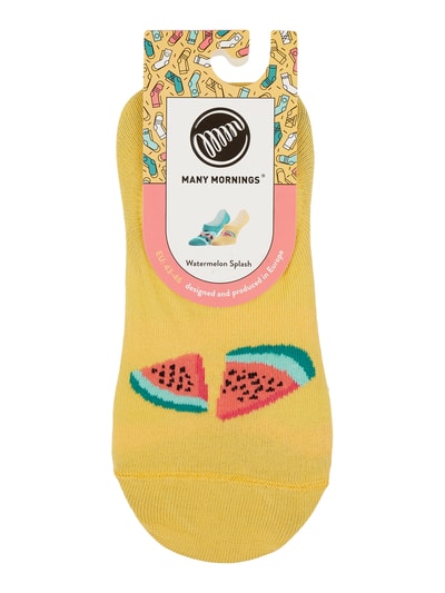 Peek & Cloppenburg Many MorningsSneakersocken mit Allover-Muster in rot Limitierter Zeitrabatt
