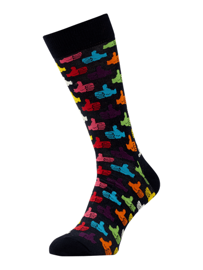 Peek & Cloppenburg Happy SocksSocken mit Allover-Muster in dunkelblau Sonderangebot