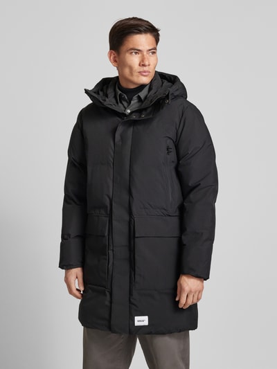 Peek & Cloppenburg khujoJacke mit Kapuze Modell 'Hant' in black Cyber Monday