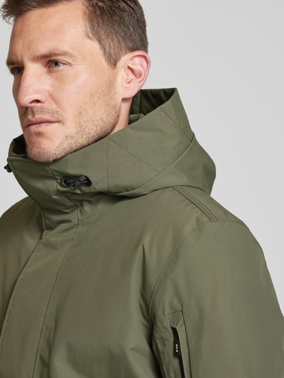 Peek & Cloppenburg G-LABParka mit Eingrifftaschen Modell 'TRACER' in oliv melange Osterangebot