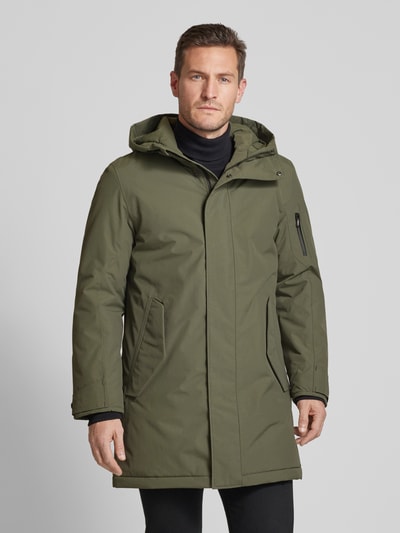 Peek & Cloppenburg G-LABParka mit Eingrifftaschen Modell 'TRACER' in oliv melange Osterangebot