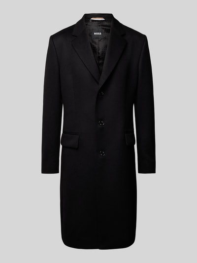 Peek & Cloppenburg BOSSMantel aus reinem Kaschmir mit Reverskragen in black Vatertagsangebot