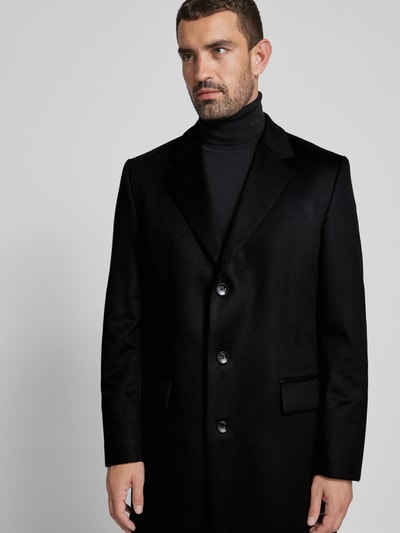 Peek & Cloppenburg BOSSMantel aus reinem Kaschmir mit Reverskragen in black Vatertagsangebot