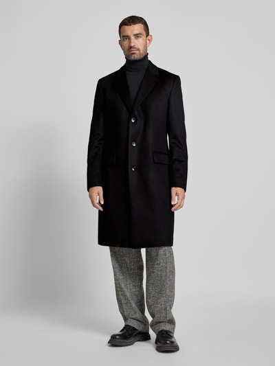 Peek & Cloppenburg BOSSMantel aus reinem Kaschmir mit Reverskragen in black Vatertagsangebot
