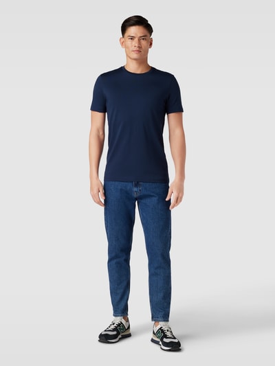 Peek & Cloppenburg Christian Berg MenT-Shirt mit Rundhalsausschnitt in dunkelblau Valentinstagsangebot