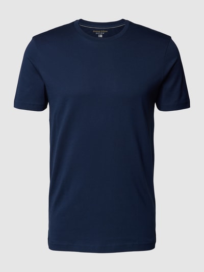 Peek & Cloppenburg Christian Berg MenT-Shirt mit Rundhalsausschnitt in dunkelblau Valentinstagsangebot