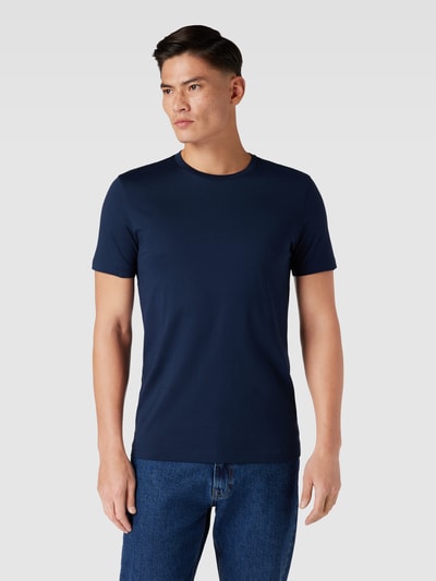 Peek & Cloppenburg Christian Berg MenT-Shirt mit Rundhalsausschnitt in dunkelblau Valentinstagsangebot