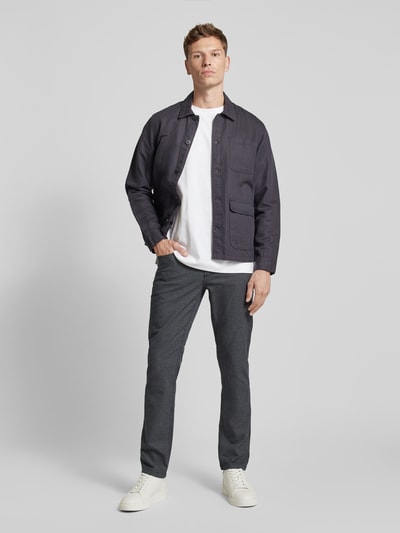 Peek & Cloppenburg Christian Berg MenRegular Fit Chino im 5-Pocket-Design in marine Lagerräumung