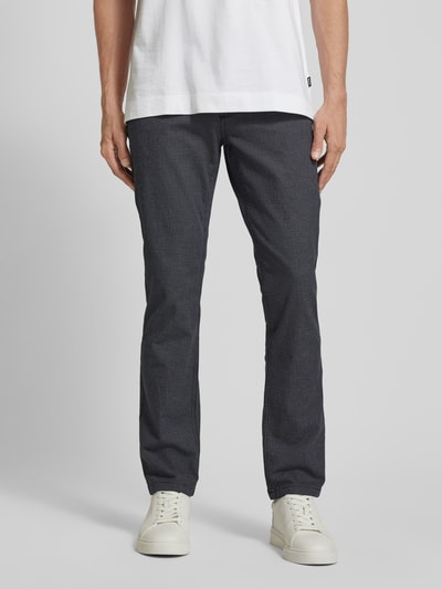 Peek & Cloppenburg Christian Berg MenRegular Fit Chino im 5-Pocket-Design in marine Lagerräumung