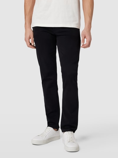 Peek & Cloppenburg BOSS OrangeSlim Fit Chino mit französischen Eingrifftaschen in black Online Outlet