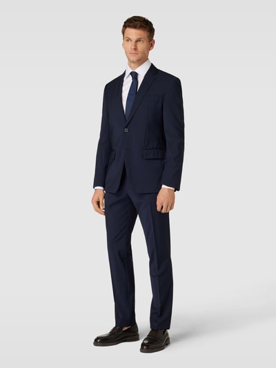 Peek & Cloppenburg BOSSAnzughose in unifarbenem Design in marine
