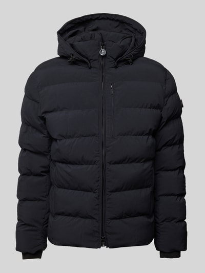 Peek & Cloppenburg WellensteynSteppjacke mit Label-Detail Modell 'BLACKBIRD' in marine Kauf eins, bekomm eins gratis