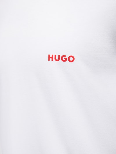 Peek & Cloppenburg HUGOT-Shirt mit Label-Print im 3er-Pack in oliv Sonderangebote