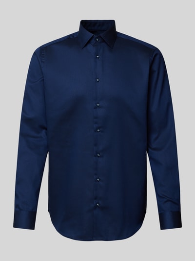 Peek & Cloppenburg Christian Berg MenRegular Fit Business-Hemd mit Kentkragen in marine Riesige Ersparnisse
