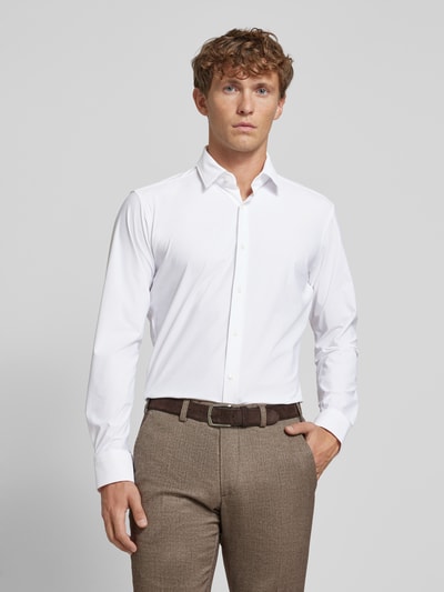 Peek & Cloppenburg BOSSRegular Fit Business-Hemd mit Kentkragen in weiss Tiefpreis