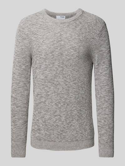 Peek & Cloppenburg SELECTED HOMMEStrickpullover mit Rundhalsausschnitt Modell 'NEWVINCEBUBBL' in sand Begrenzte Freigabe