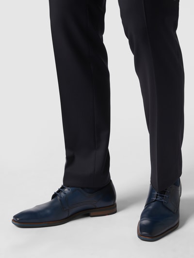 Peek & Cloppenburg LloydDerby aus Glattleder in dunkelblau Sonderangebot der Fabrik