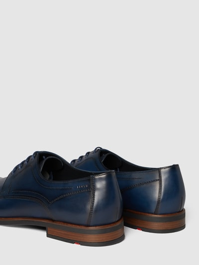 Peek & Cloppenburg LloydDerby aus Glattleder in dunkelblau Sonderangebot der Fabrik