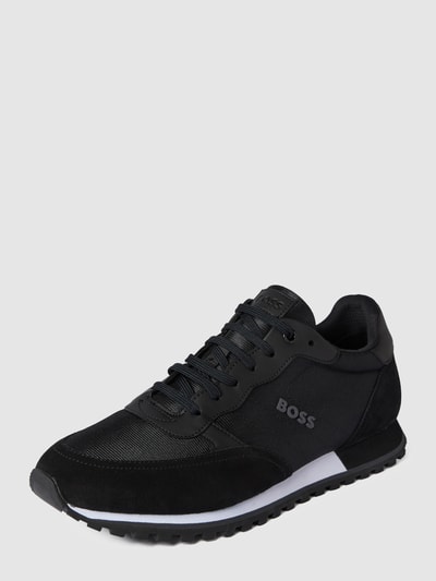 Peek & Cloppenburg BOSSSneaker mit Kontraststreifen in black Vierteljährliche Förderung