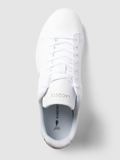 Peek & Cloppenburg LacosteSneaker mit Label-Print und Logo-Stitching Modell 'CARNABY' in weiss Bis zu 55% Rabatt