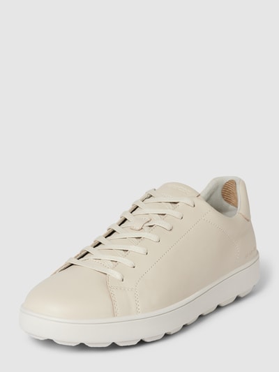 Peek & Cloppenburg GeoxSneaker aus Leder mit Label-Detail in beige
