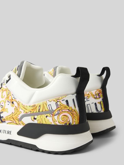 Peek & Cloppenburg Versace Jeans CoutureSneaker mit Label-Motiv-Print Modell 'FONDO DYNAMIC' in weiss Online