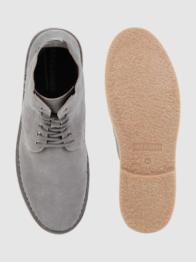 Peek & Cloppenburg Jack & JonesBoots aus Veloursleder Modell 'Bruce' in hellgrau Verkauf