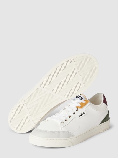Peek & Cloppenburg MoEaSneaker mit Kontrastbesatz und Label-Details in weiss Hotsell