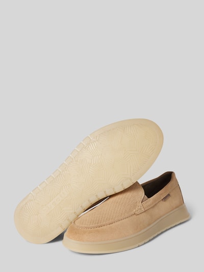 Peek & Cloppenburg bugattiLederloafer mit Label-Detail Modell 'Fiero' in beige Fabrikverkauf