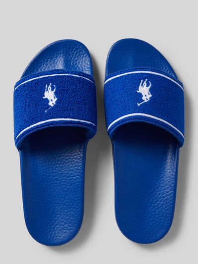 Peek & Cloppenburg Polo Ralph LaurenSlides mit Logo-Stitching in royal Kostenloser Versand