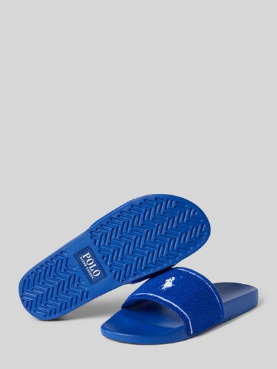 Peek & Cloppenburg Polo Ralph LaurenSlides mit Logo-Stitching in royal Kostenloser Versand