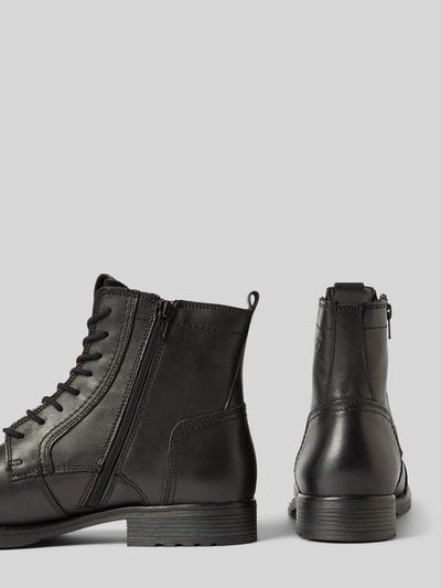 Peek & Cloppenburg Jack & JonesBoots aus Leder Modell 'RUSSEL' in black Flash Sale