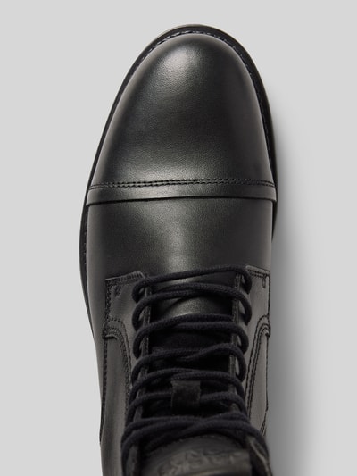 Peek & Cloppenburg Jack & JonesBoots aus Leder Modell 'RUSSEL' in black Flash Sale