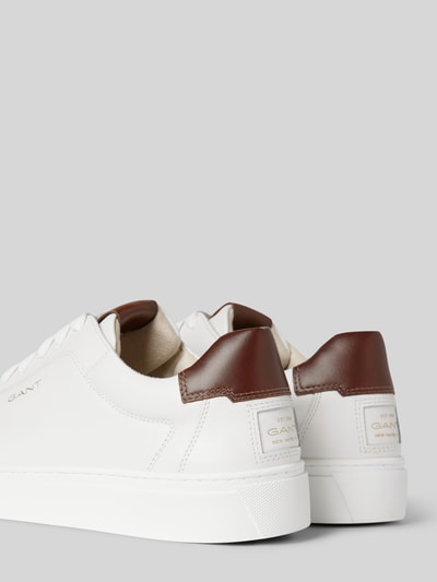 Peek & Cloppenburg GantSneaker aus Leder in weiss Begrenztes Angebot