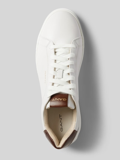 Peek & Cloppenburg GantSneaker aus Leder in weiss Begrenztes Angebot