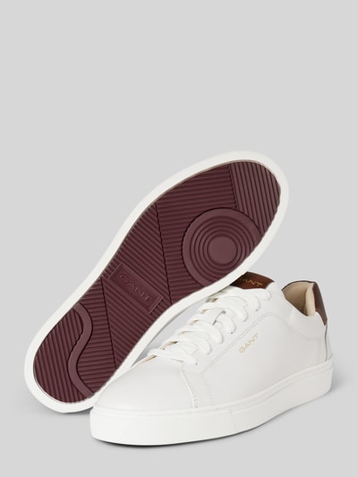 Peek & Cloppenburg GantSneaker aus Leder in weiss Begrenztes Angebot