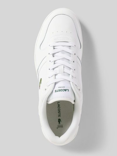 Peek & Cloppenburg LacosteLedersneaker mit Logo-Stitching in weiss Online Shopping