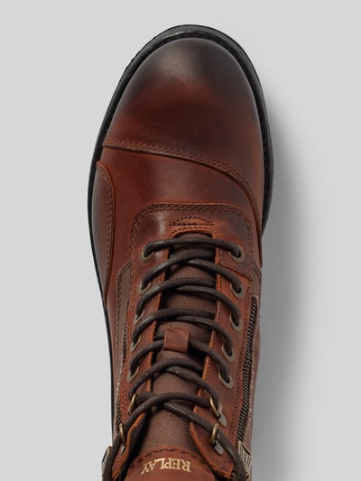 Peek & Cloppenburg ReplayBoots mit Reißverschluss Modell 'PACK BIKER' in cognac Valentinstagsangebot