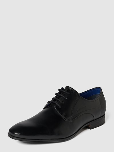 Peek & Cloppenburg bugattiDerby aus Leder Modell 'Mattia' in black Jubiläumsangebot