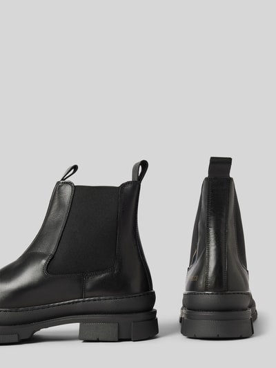 Peek & Cloppenburg ReplayBoots aus Leder mit elastischen Einsätzen Modell 'VEGA LACE' in black Lagerräumung