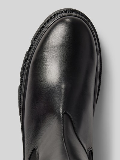 Peek & Cloppenburg ReplayBoots aus Leder mit elastischen Einsätzen Modell 'VEGA LACE' in black Lagerräumung