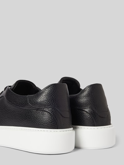 Peek & Cloppenburg Antony MoratoLedersneaker mit Label-Detail Modell 'ARTEM IN TUMBLED LEATHER' in black Heißer Verkauf